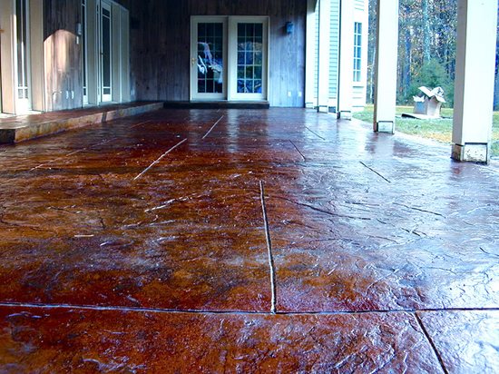 san antonio concrete patio
